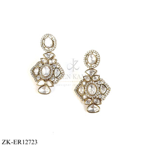 Handcrafted Heritage Earrings ER12723 | Gold-Plated Bridal Earrings | Zaheen Kamran