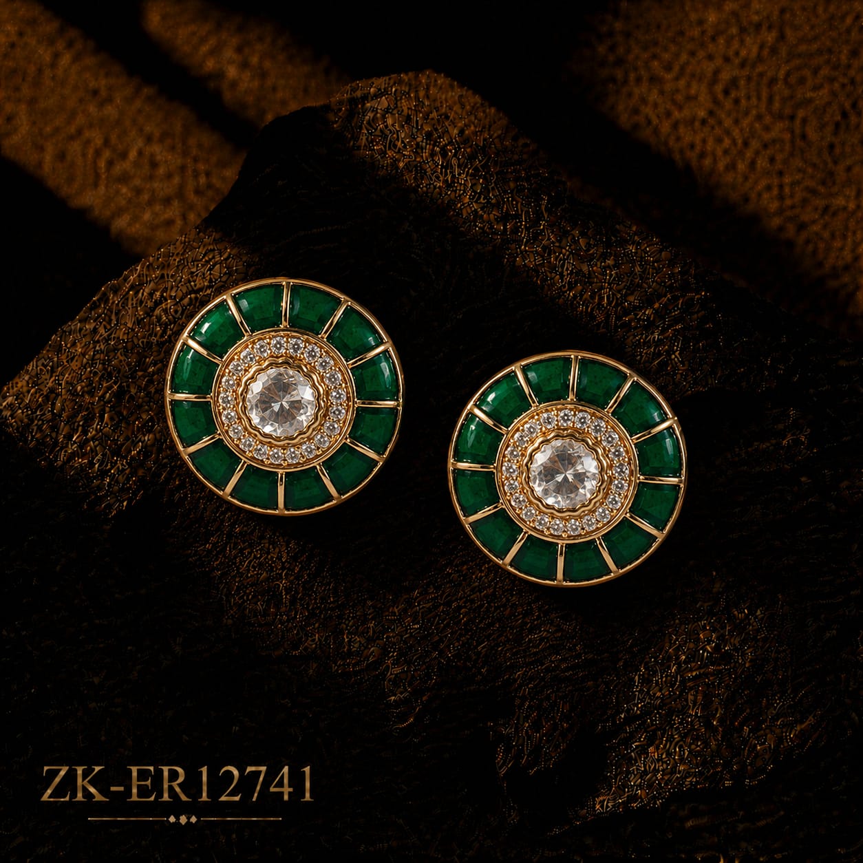 Emerald Studs