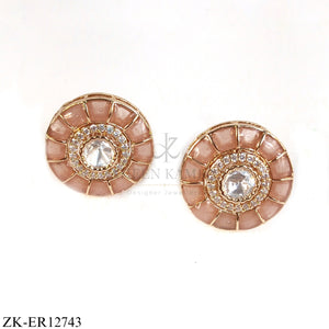 Handcrafted Heritage Earrings ER12743 | Gold-Plated Bridal Earrings | Zaheen Kamran