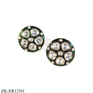 Handcrafted Heritage Earrings ER12761 | Gold-Plated Bridal Earrings | Zaheen Kamran