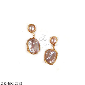 SOFT PINK ZIRCONIA EARRINGS