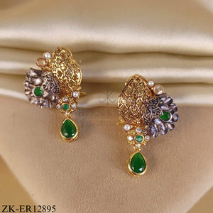 EMERALD DROP EARRINGS