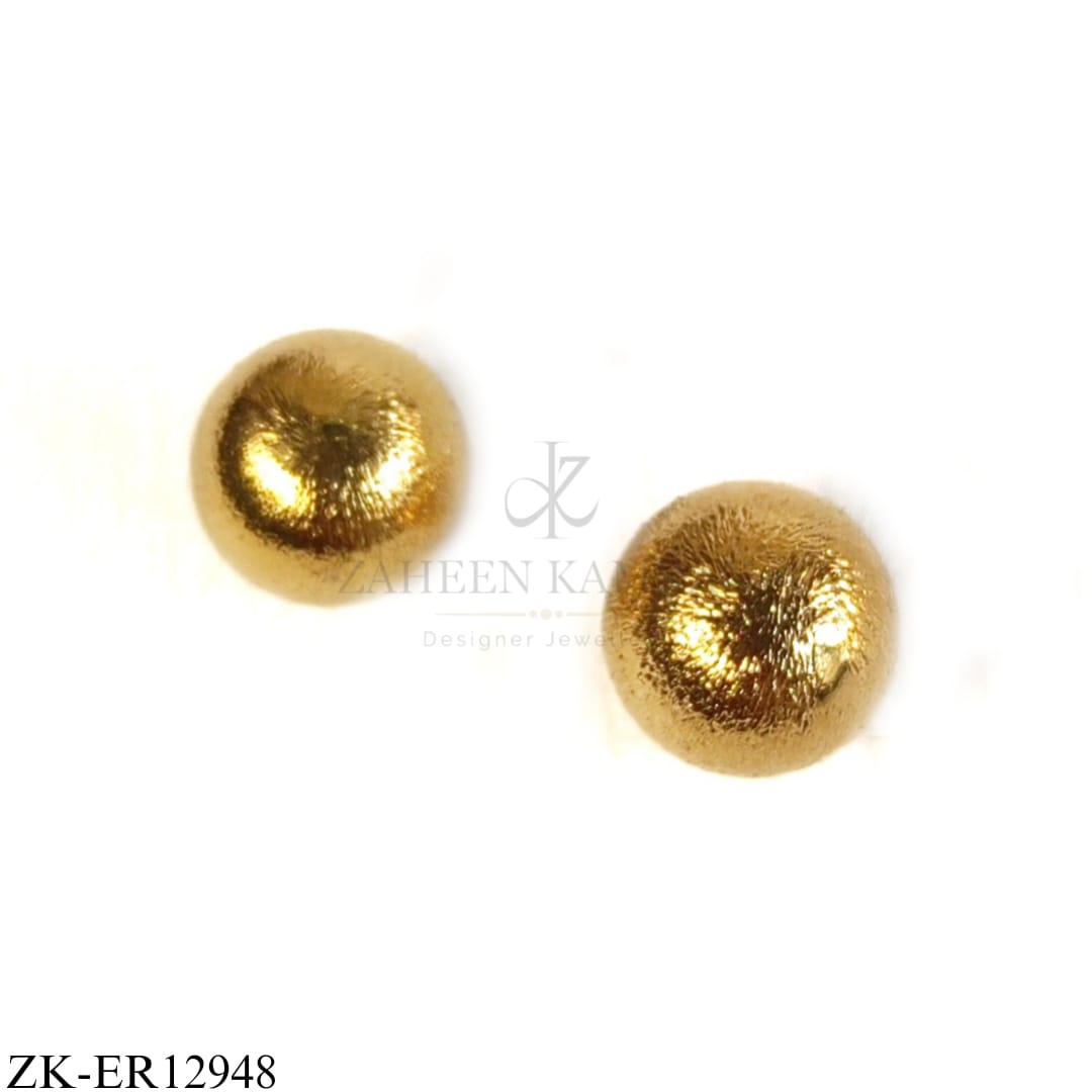 ROUND TEXTURED EARRINGS