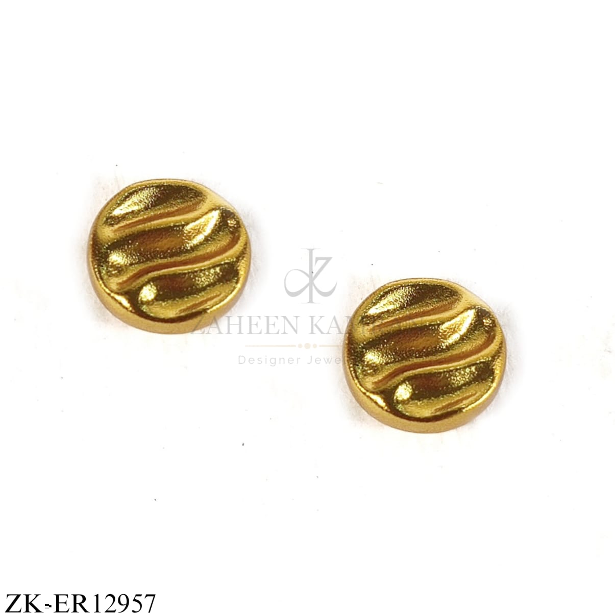 WAVE TEXTURED EARRINGS