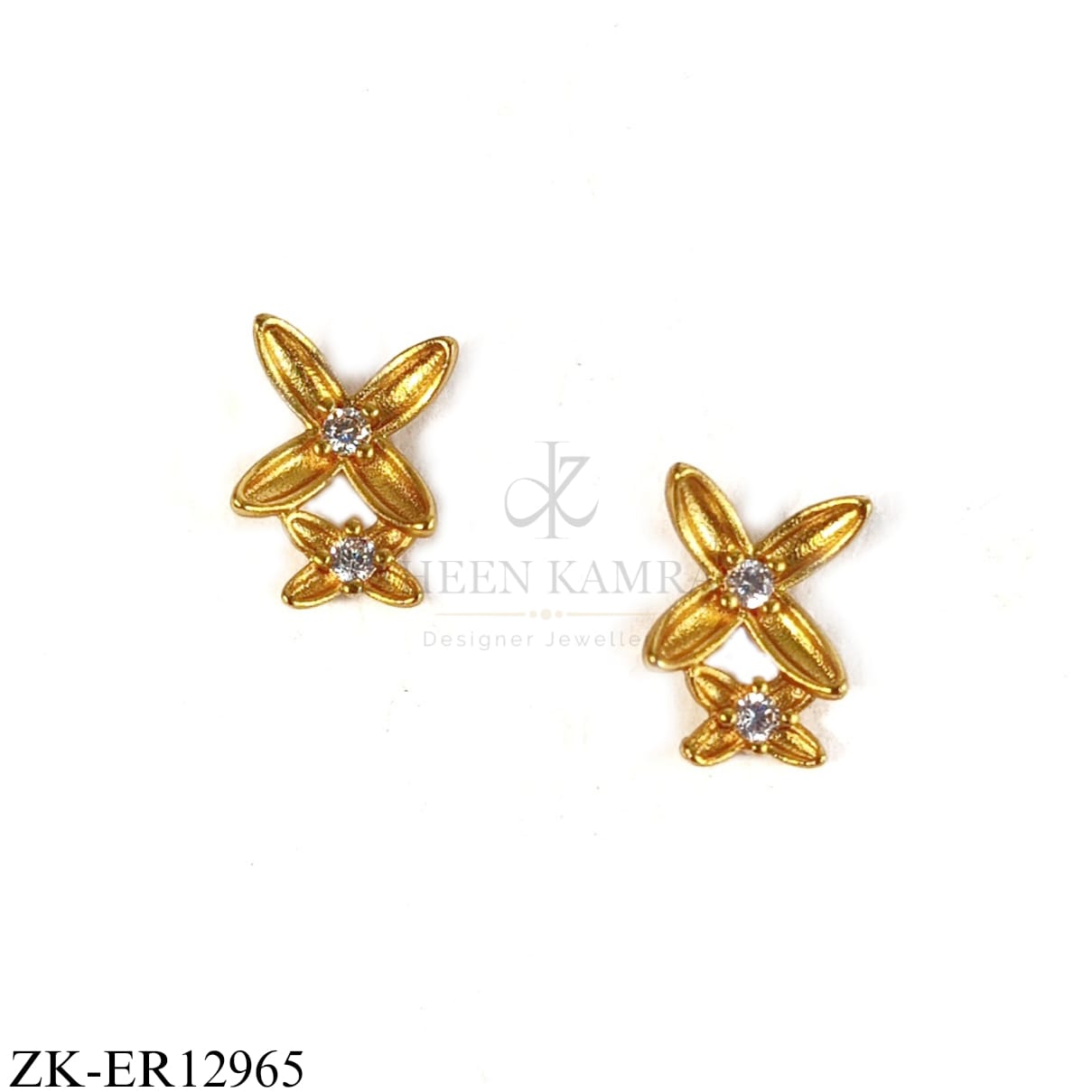 DUAL FLORAL EARRINGS