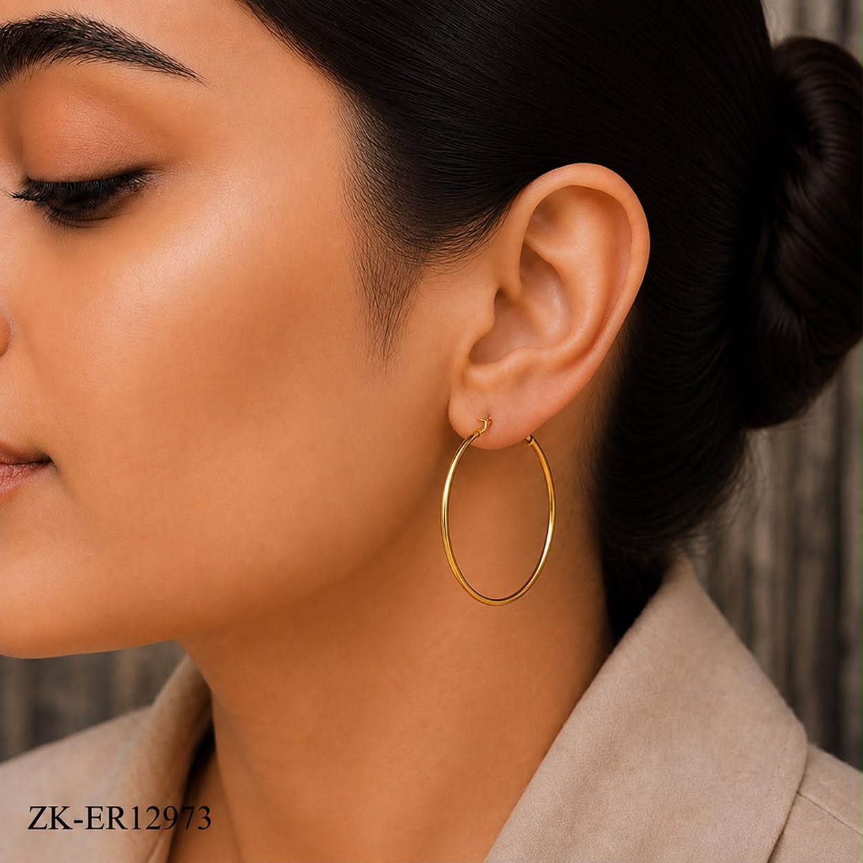 CLASSIC ROUND HOOP EARRINGS