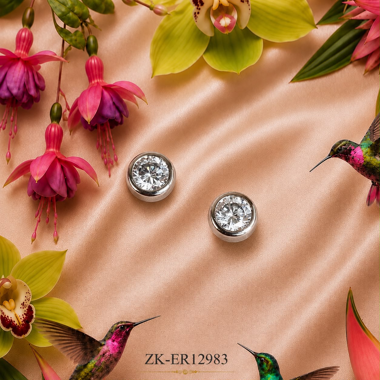 SHEESH SILVER STUDS