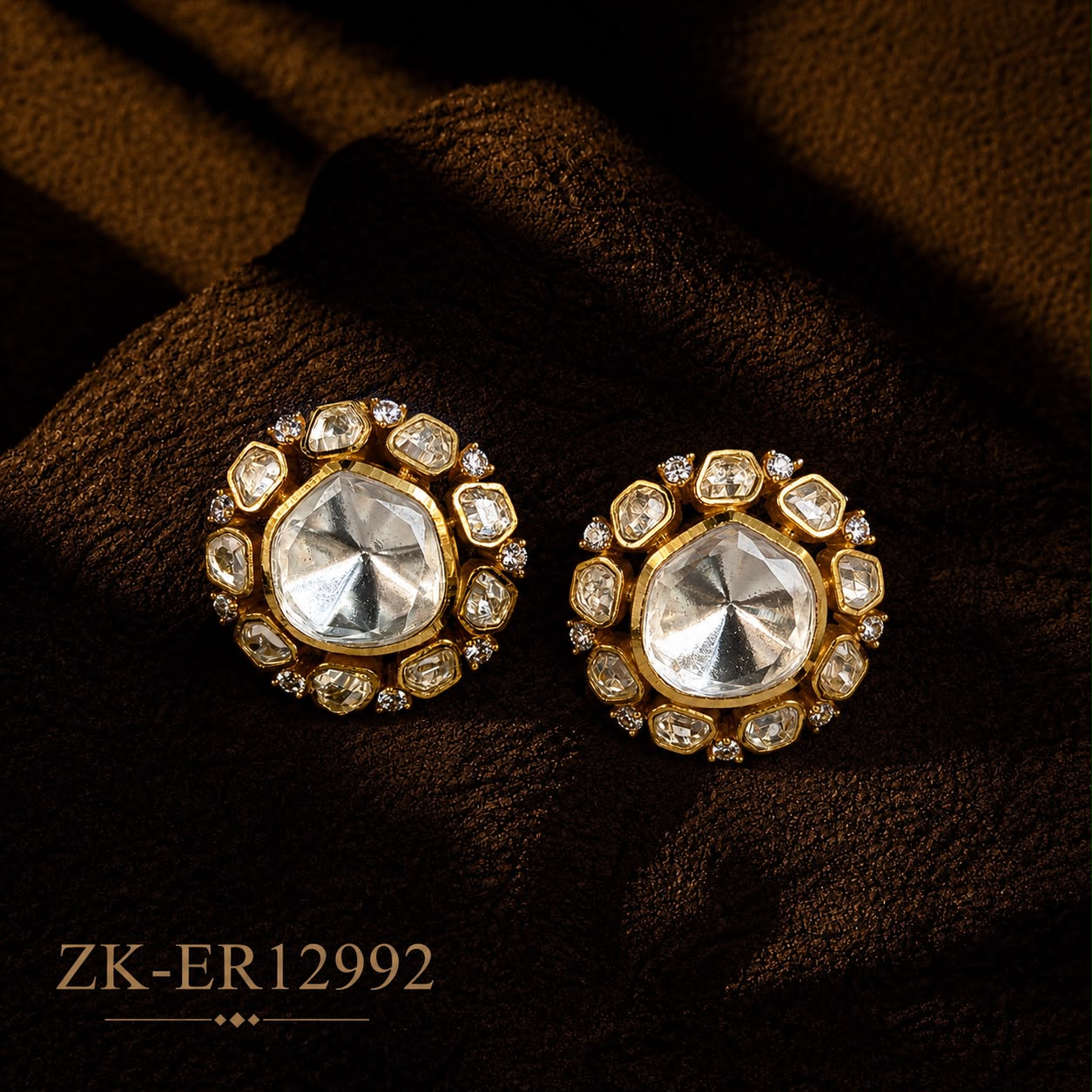 ROUND SHEESH EARRINGS