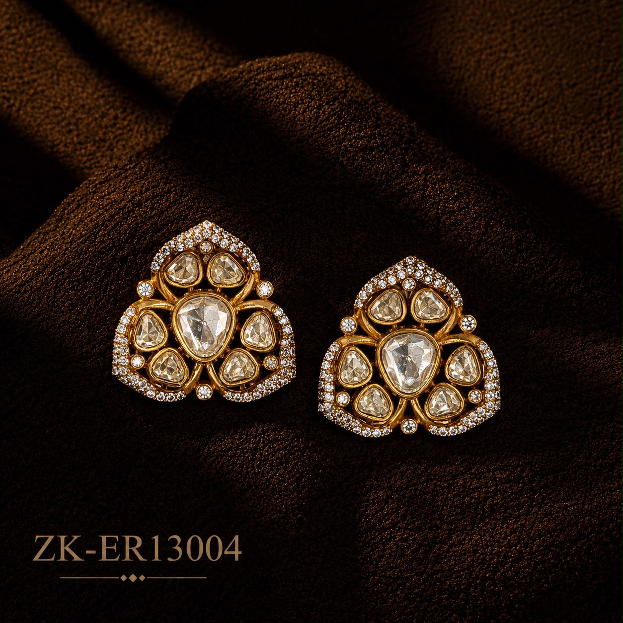 FLORAL SHEESH EARRINGS