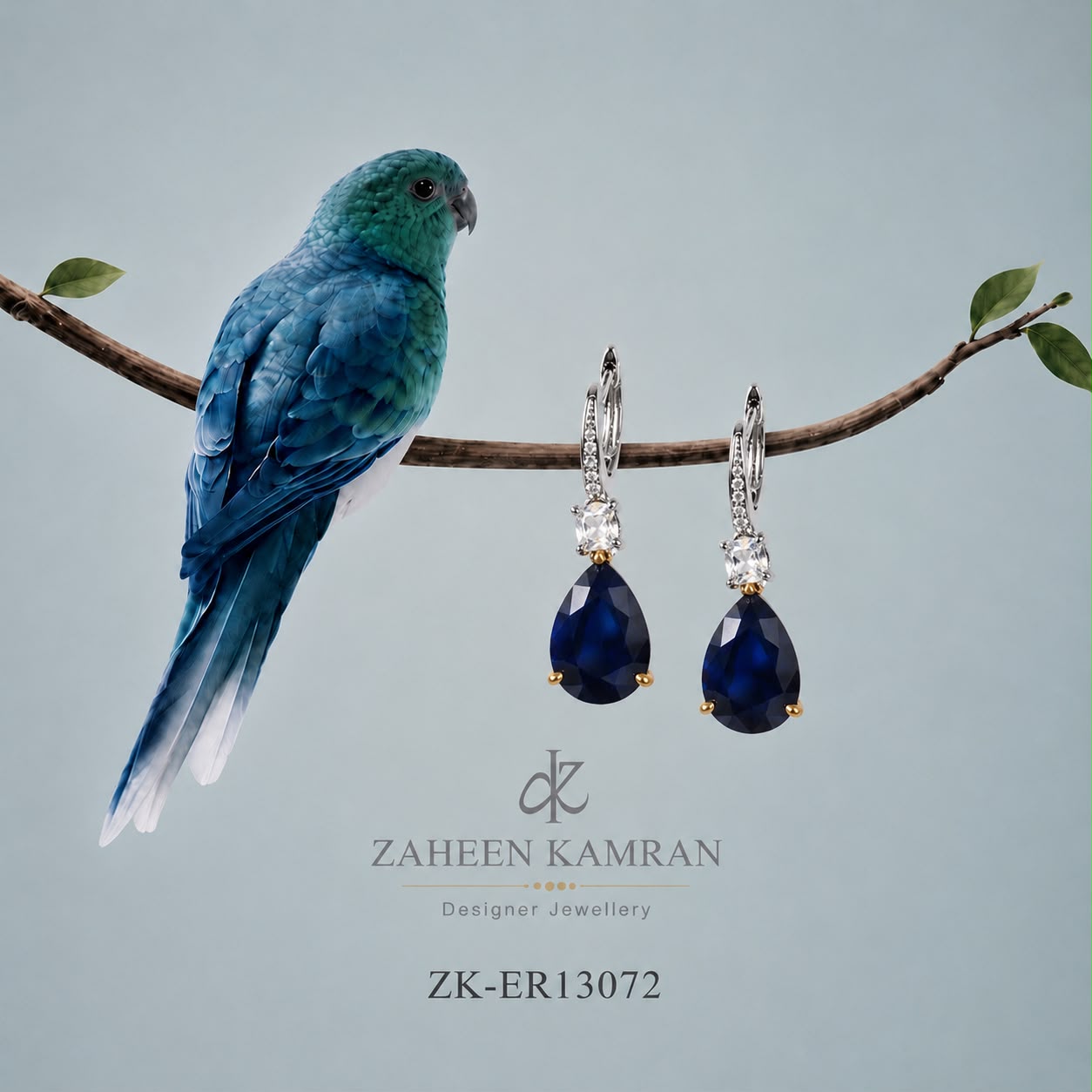 SAPPHIRE DROP EARRINGS