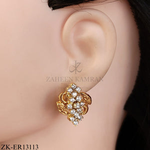 VINTAGE ZIRCONIAN EARRINGS
