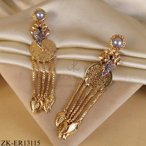 COIN CHAINS EARRINGS