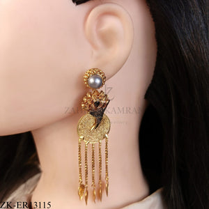 COIN CHAINS EARRINGS