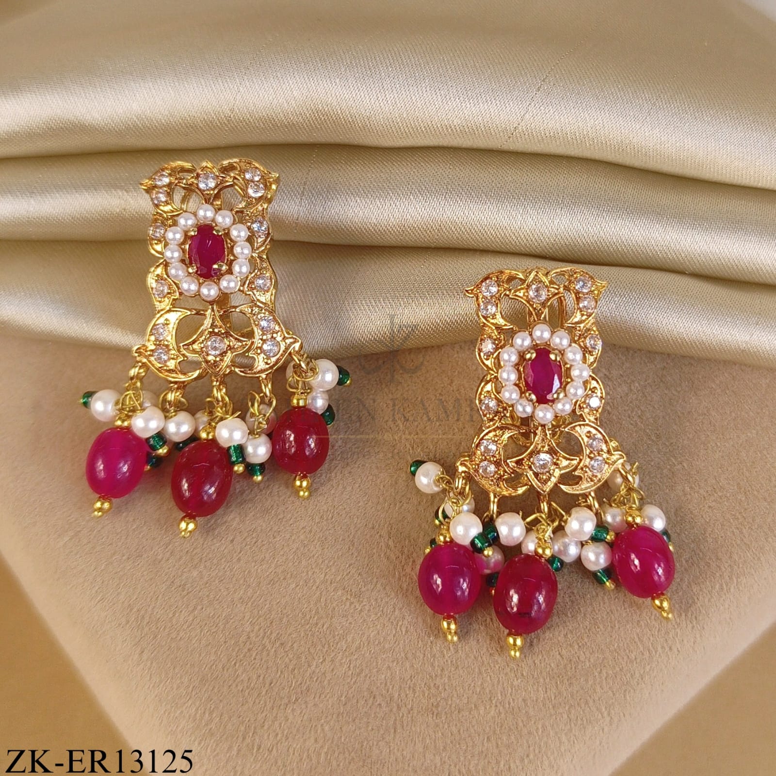 RUBY DROP EARRINGS