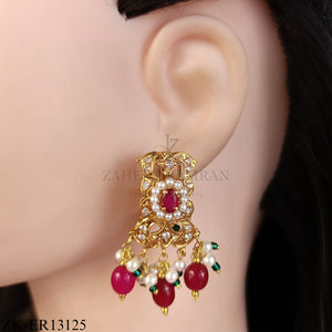 RUBY DROP EARRINGS