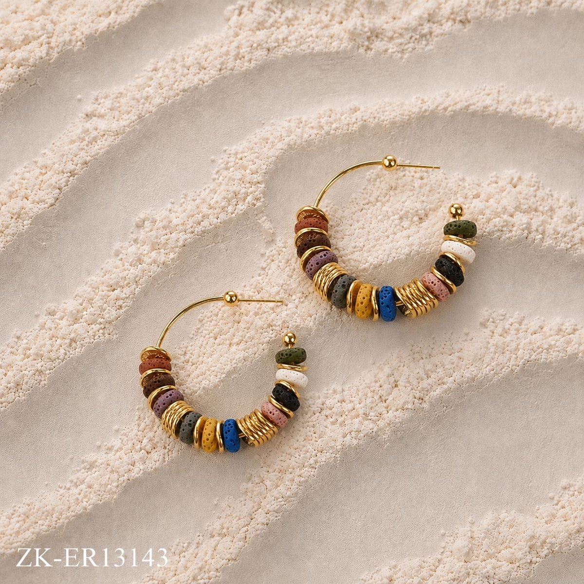 COLOURFUL BEADS EARRINGS