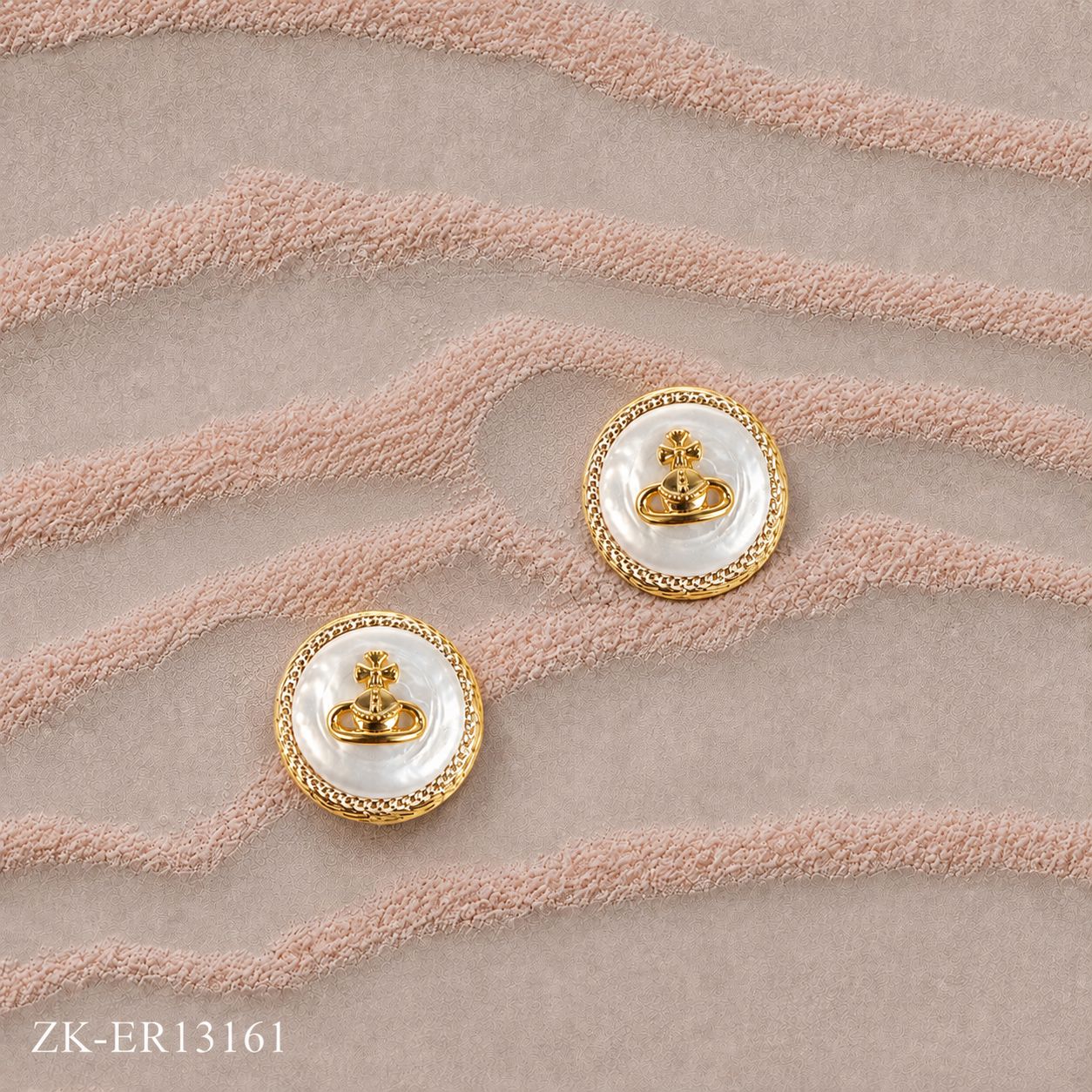 PEARL LIKE ROUND EARRINGS