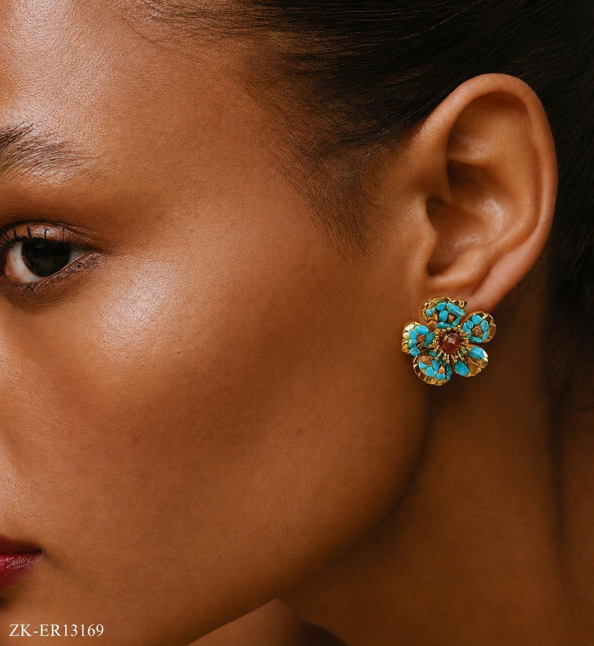 BLOSSOM BLUE EARRINGS