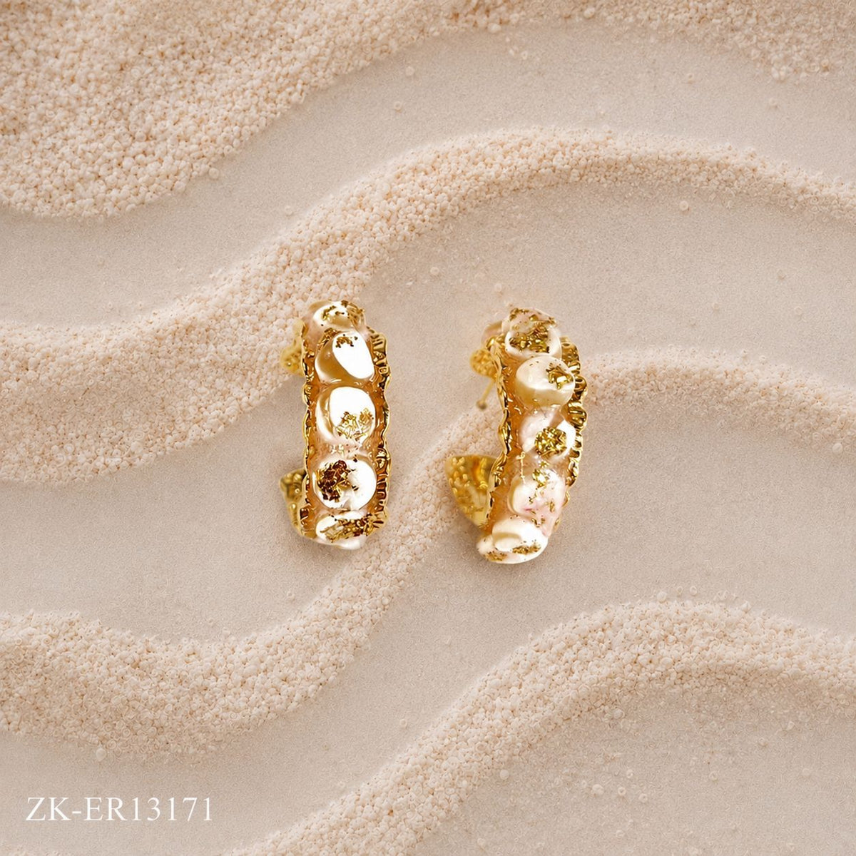 ROUND PEARLS EARRINGS