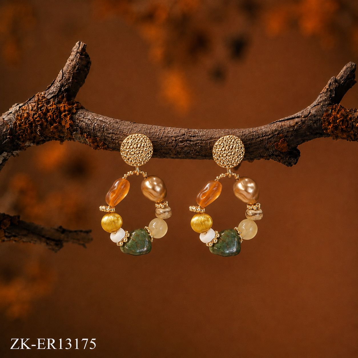 MULTI BOHO HOOP EARRINGS