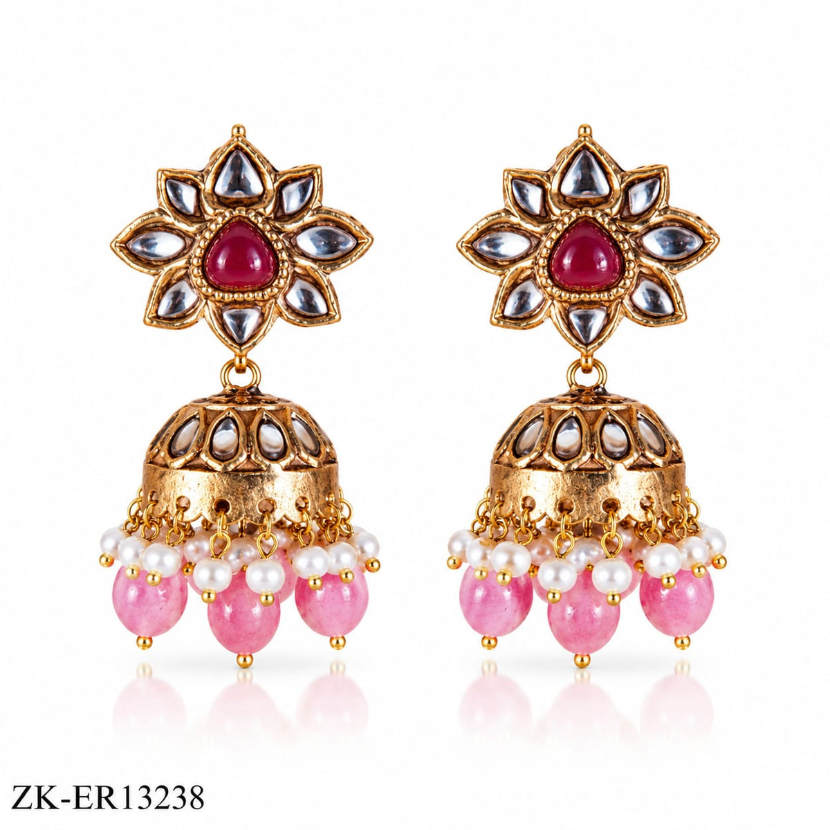 RUBY PINK EARRINGS