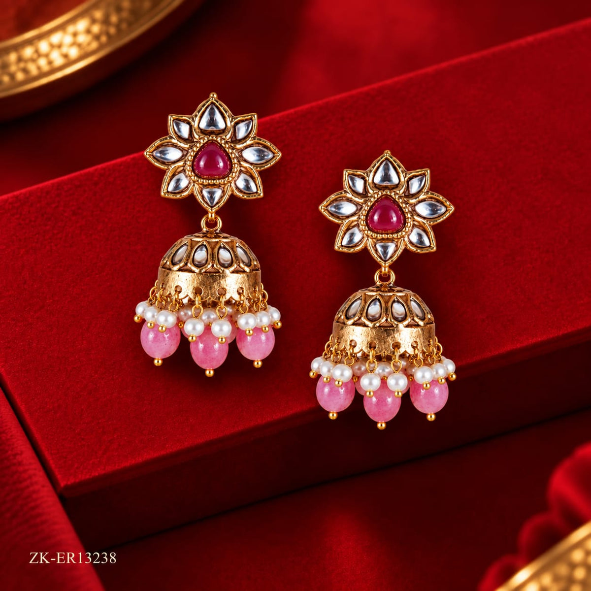 RUBY PINK EARRINGS
