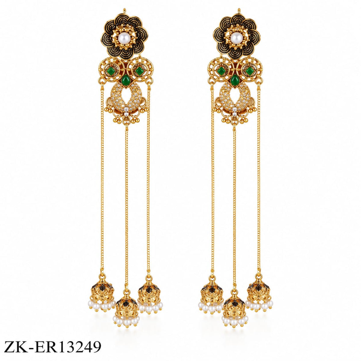 LONG CHAIN EARRINGS