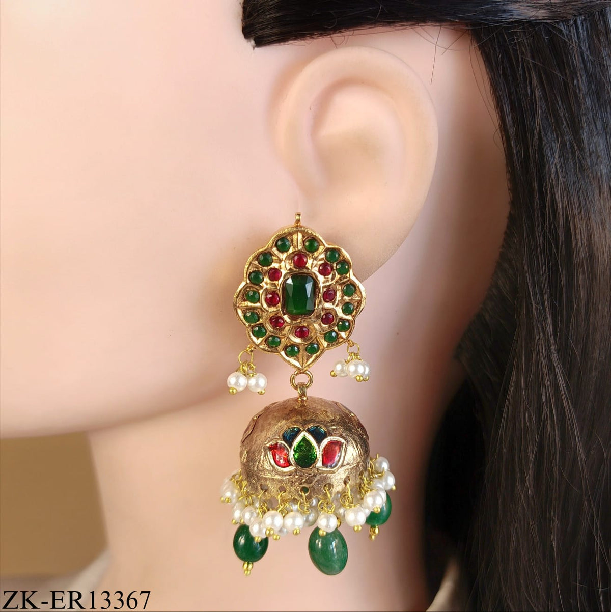 MULTI MEENA EARRINGS