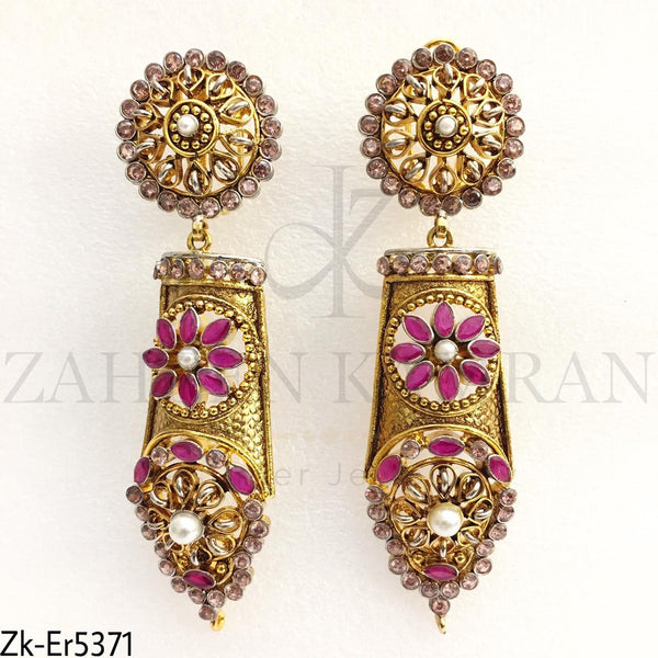 Traditional Ruby Earrings