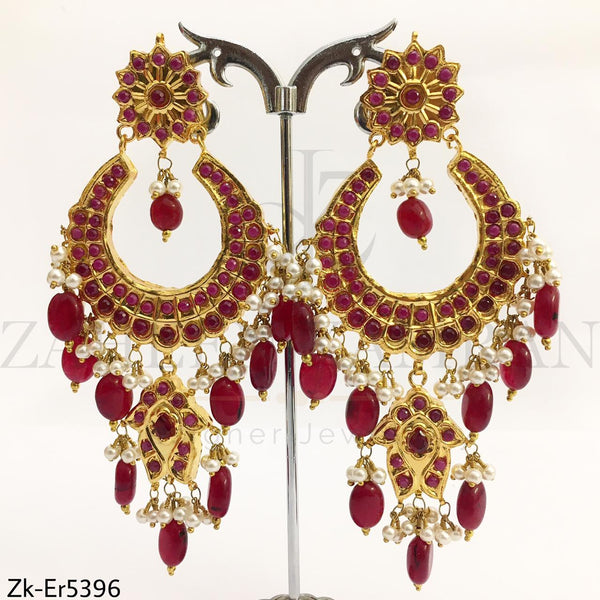 Ruby kundan Danglers