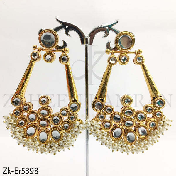 Handcrafted Kundan Earrings