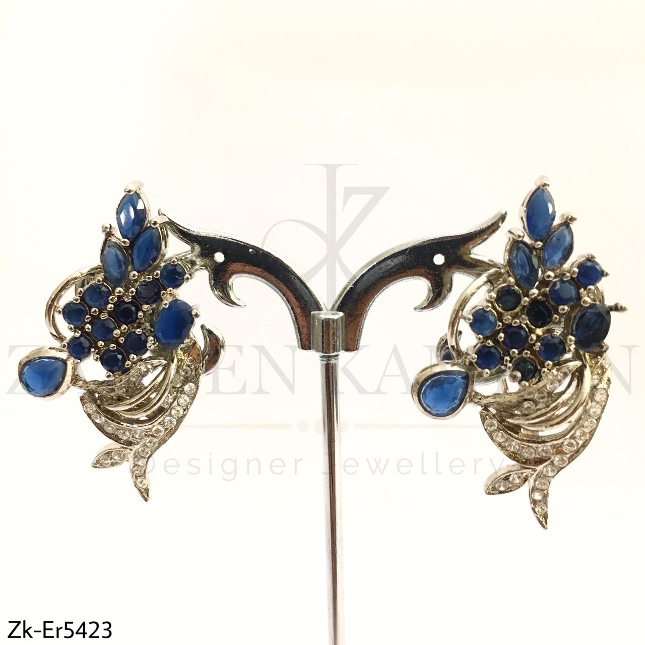 Sapphire Zirconia studs