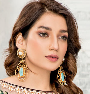Feroza wire twisted earrings