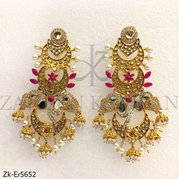 Kundan traditional earrings