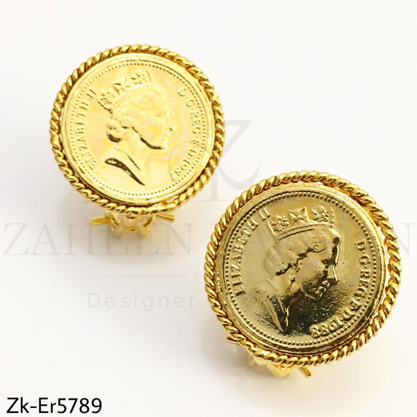 Coin earrings