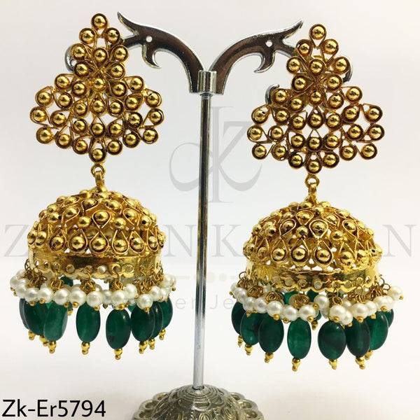 Golden jhumki