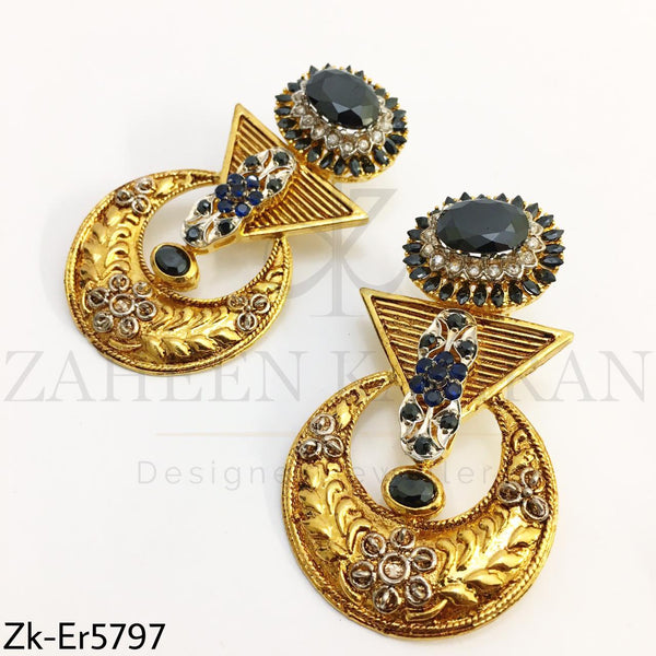 Egyptian sapphire earrings