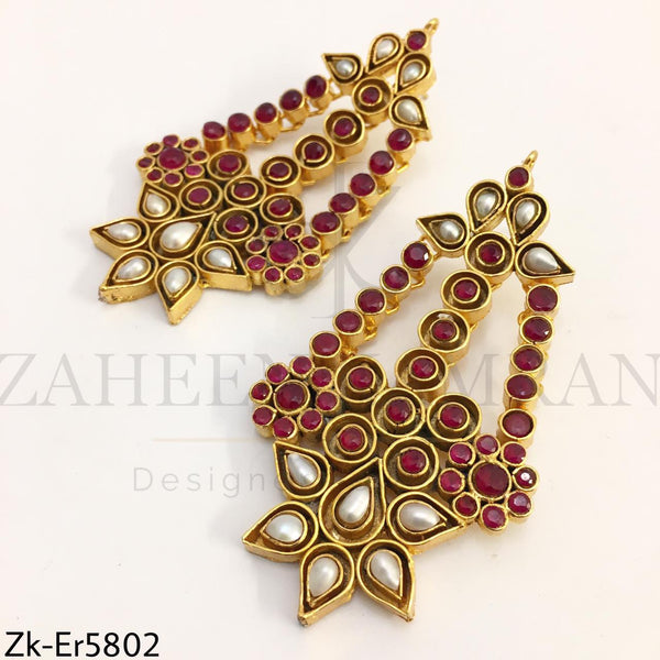 Statement jhumar earrings