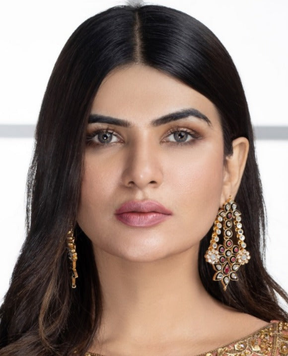 Statement jhumar earrings