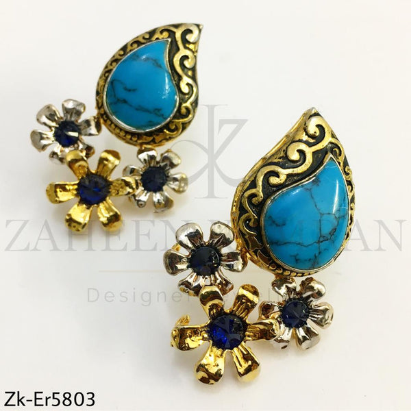 Feroza antique earrings