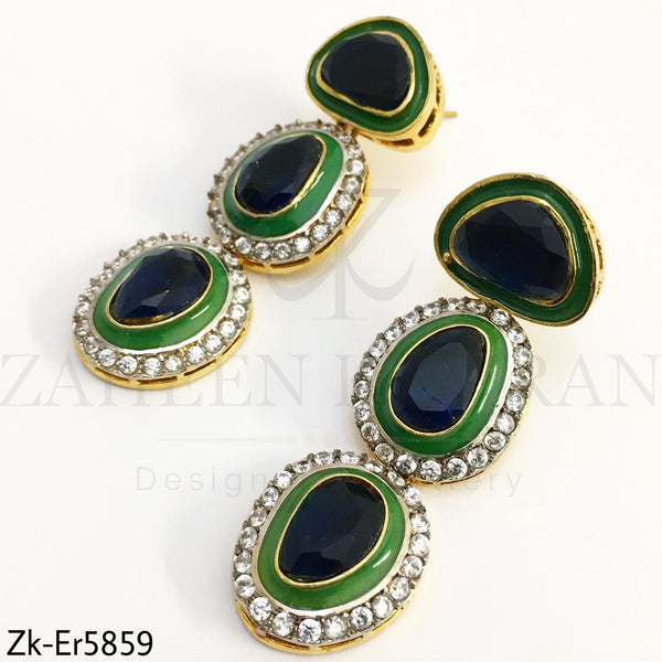 Sapphire Danglers