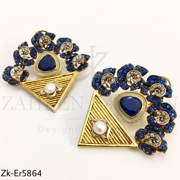 Sapphire Egyptian earrings