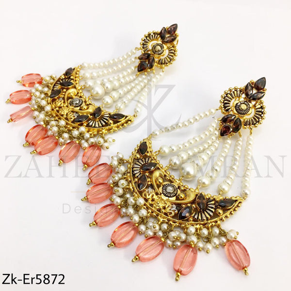 Statement jhumar earrings