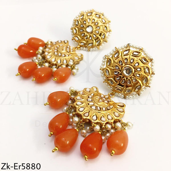 Solid kundan Danglers