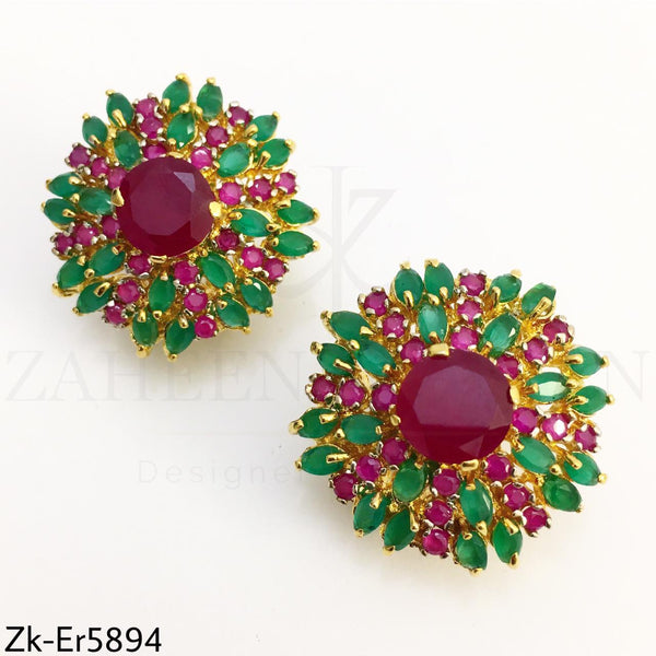 Floral earrings