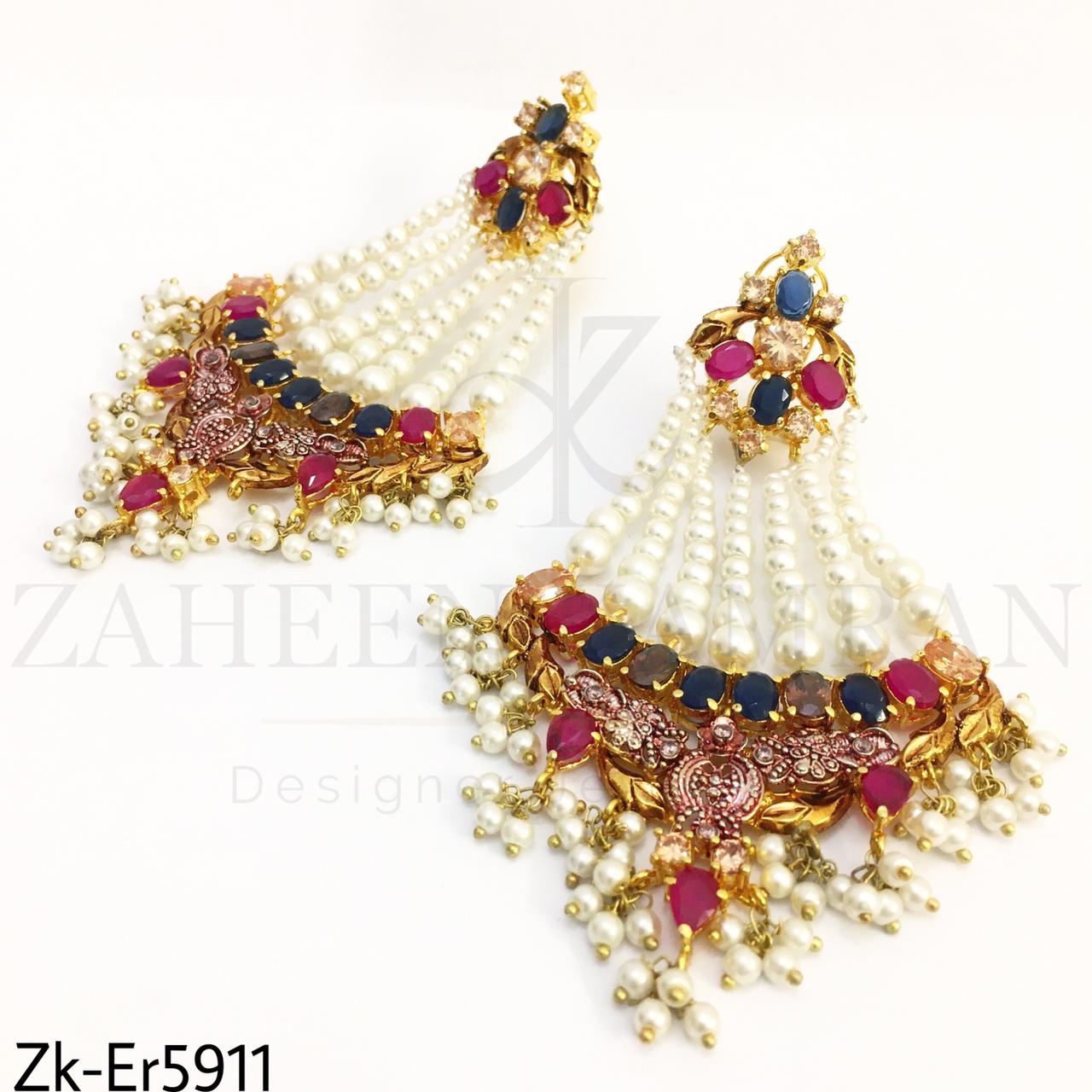 Signature jhumar earrings