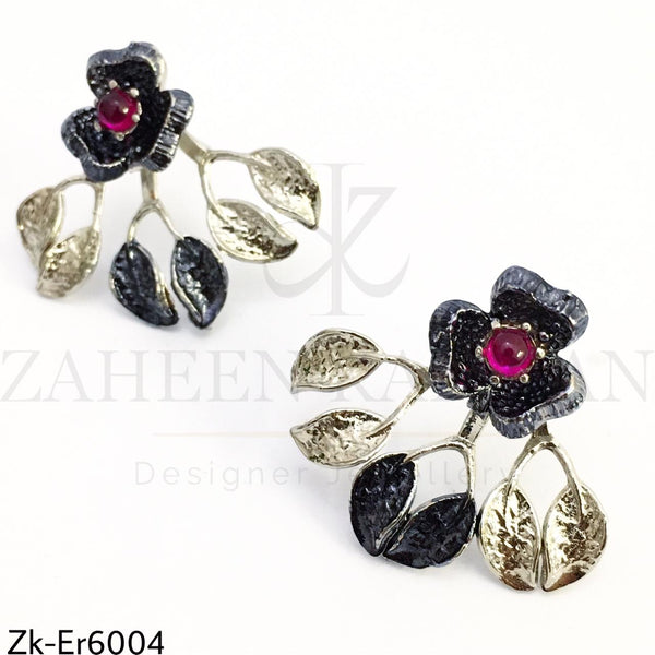 Floral earrings