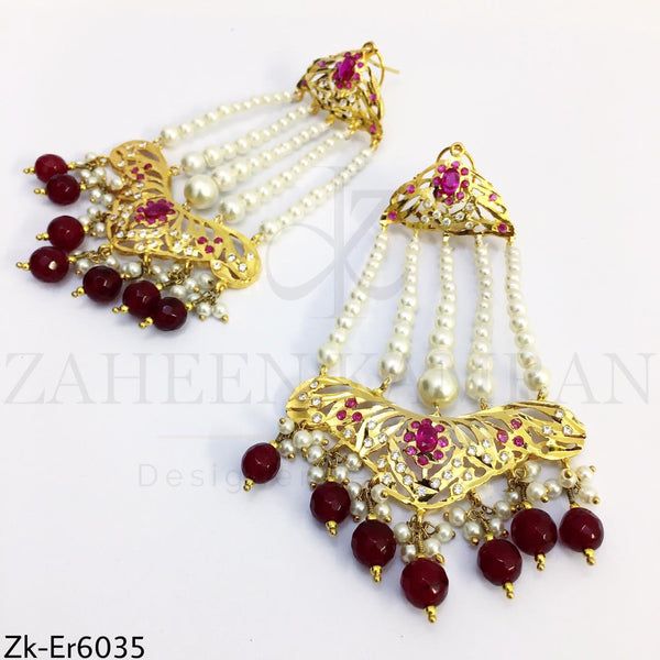 Jhumar style earrings