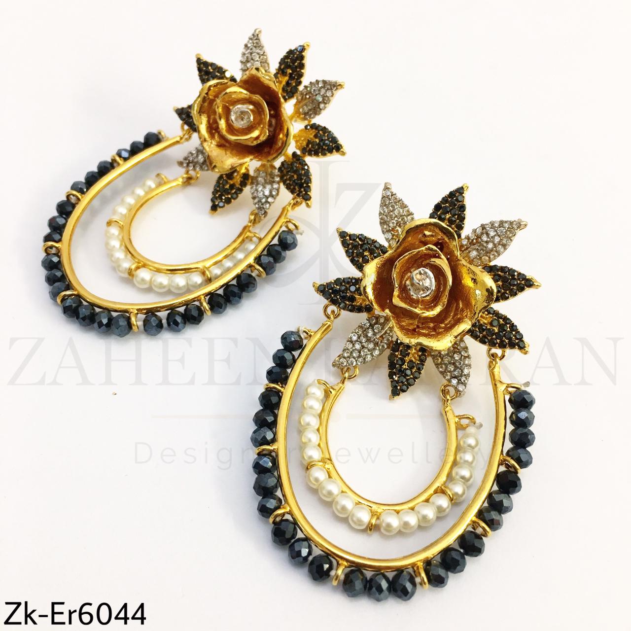 Floral U-Shape hoops