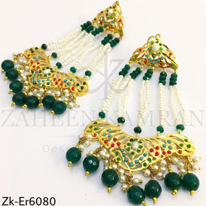 Jhumar cut earrings